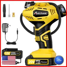Avid Power Cordless Tire Inflator Portable Air Compressor 20V Rechargeable