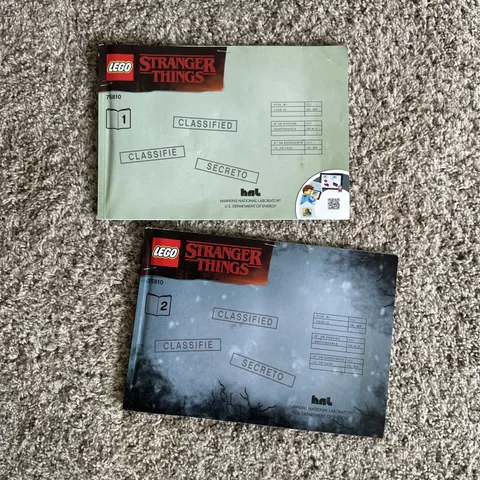 INSTRUCTION ONLY LEGO Stranger Things The Upside Down 75810 NO BRICK OR PARTS