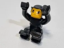 Lego Duplo Piece Monkey Chimpanzee Gorilla Black Animal Zoo Zoo