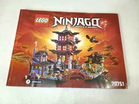 LEGO® NINJAGO® 70751 Temple of Airjitzu Instruction Manual Book Booklet ONLY