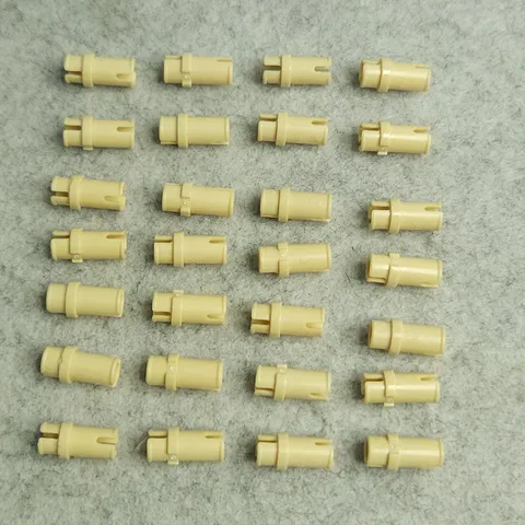 LEGO 32002 Technic Pin 3/4 Tan Qty 28 Lot Genuine