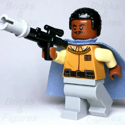 LEGO Star Wars Lando Calrissian Minifigure General Insignia Rebel 75175 Used
