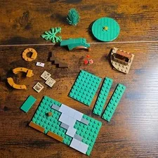 LEGO Hobbit 79003 An Unexpected Gathering Parts Lot - Door, Maps, Plates