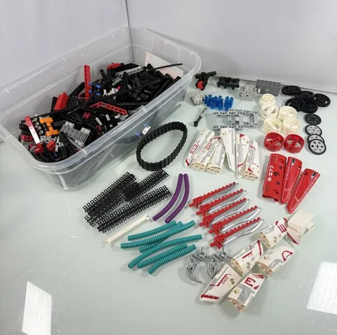 Lego Mindstorm EV3 Robot & More Assorted Body Frame Wheels & Lego Parts Lot