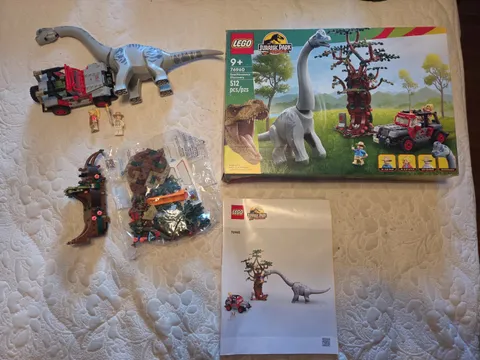 Lego 76960 Jurassic Park 30th Anniversary Brachiosaurus Discovery Incomplete 