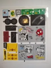 LEGO 76057 - Spider-Man: Web Warriors Ultimate Bridge Battle - STICKER SHEET