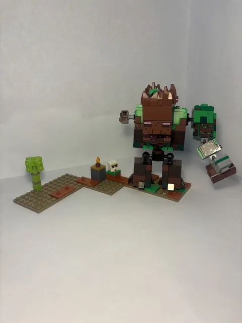 LEGO Minecraft 21176 Jungle Abomination INCOMPLETE No Minifigures Missing Pieces