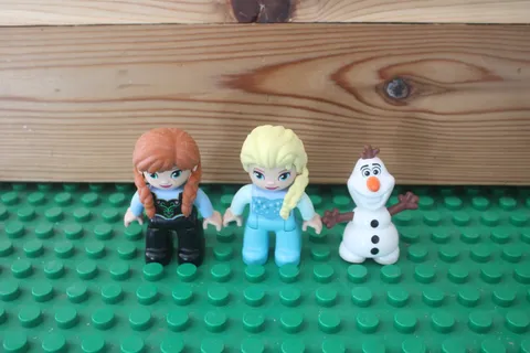 Lego Duplo Lot 3 Figure DISNEY Princess OLFA Snowman Girl ANNA ELSA Frozen