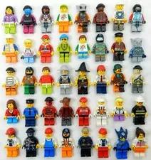 LEGO Random Minifigure LOT of 10x BRAND NEW GENUINE City Town Space Castle BULK