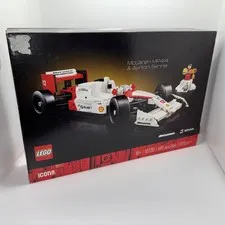 LEGO Icons McLaren MP4/4 & Ayrton Senna Formula Car F1 Set #10330 693pcs - NEW