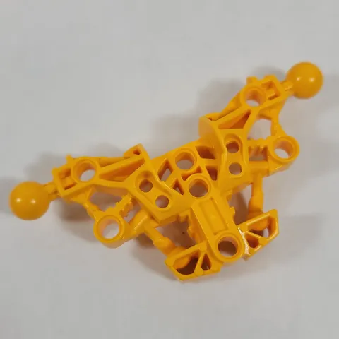 1X LEGO Bionicle BRIGHT LIGHT ORANGE Piraka Torso w/ 2 Ball Joint Part 53564
