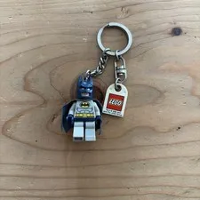 Lego BATMAN Keychain -- DC Super Heroes -- 853429 Grey/Navy