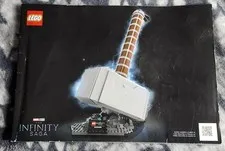 LEGO Marvel Infinity Saga Mjolnir 76209 Instruction Manual Book Only Genuine OEM
