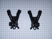 2 Lego Black part number 60902 Bionicle Foot Feet Ball Joint Genuine WYSIWYG 2
