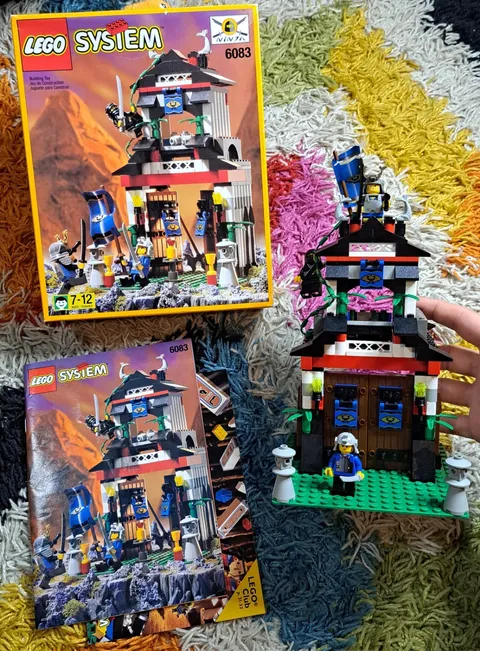 LEGO 6083 NINJA Samurai Stronghold Castle 100% w/ Box & Instructions GREAT SHAPE