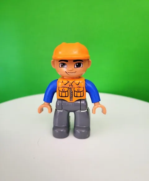 Lego Duplo Construction Worker Figure