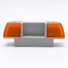 LEGO DUPLO warning light rotating beam light construction site excavator garbage collection light grey 2318c02