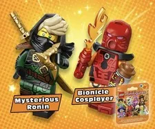 NEW LEGO CMF Series 29 Bionicle Cosplayer Toa Tahu + Mysterious Ronin (Lloyd) 