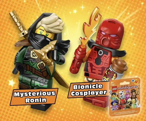 NEW LEGO CMF Series 29 Bionicle Cosplayer Toa Tahu + Mysterious Ronin (Lloyd) 