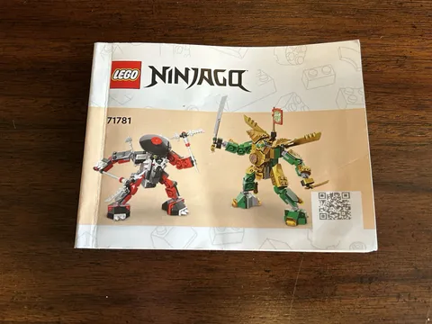 LEGO Ninjago Instruction Booklet MANUAL ONLY Lloyd's Mech Battle EVO 71781