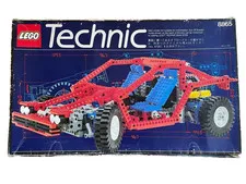 LEGO 8865 Test Car Technic 1988 Complete Set Vintage Old