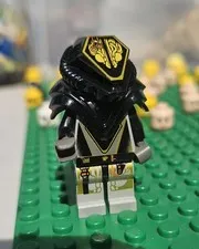 LEGO Minifigure sp045 UFO Zotaxian Alien - Gray Overlord (Alpha Draconis)