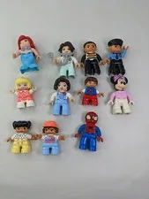 Duplo Lot 11 Figures Spiderman Minnie Construction Youth Diverse Lot