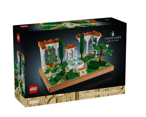 LEGO Icons Fountain Garden 10359 Modular Display Home Decor Set - Sealed