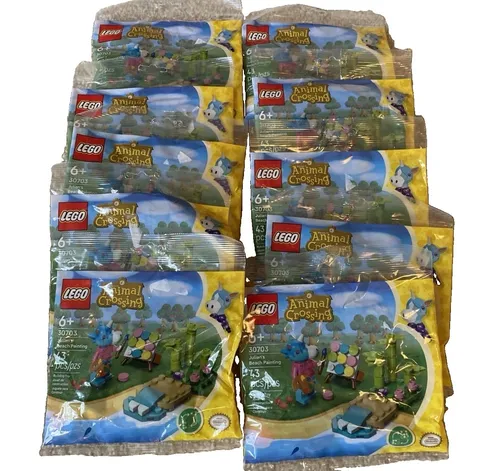 Lot Of 10 LEGO Animal Crossing: Julian's Beach Painting (30703)  43 pcs.