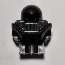 Vintage LEGO Black Aquasharks Minifigure Helmet Chestplate Part 6089 Aquazone