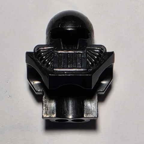 Vintage LEGO Black Aquasharks Minifigure Helmet Chestplate Part 6089 Aquazone