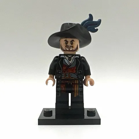 LEGO Hector Barbosa Black Coat Pirates of the Caribbean poc004