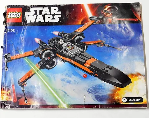 Lego  75102 Star Wars Poe's X-Wing Instruction Booklet, manual