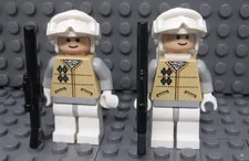 LEGO Star Wars Minfigure Hoth Rebel Light Nougat White Visor SW0167 SW0252 Lot