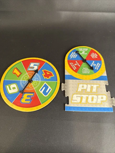 Lego Racers Super Speedway Game Replacement  Spinners Pit Stop Tile