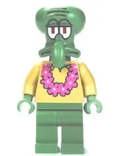 LEGO® Minifigure SpongeBob SquarePants bob035 Squidward Pink Lei