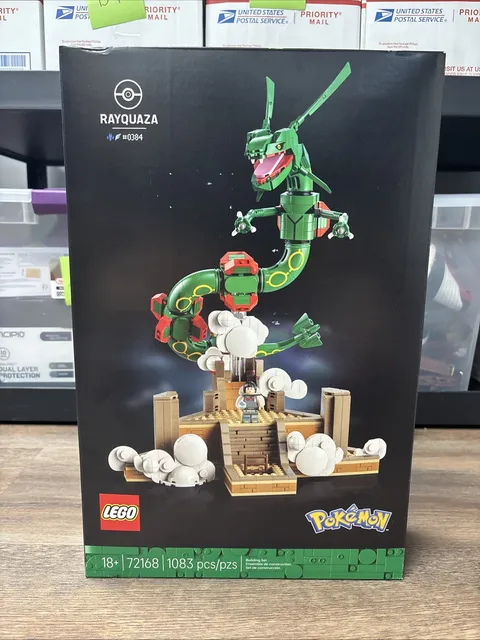 LEGO Pokémon 72168 Rayquaza BRAND NEW Ready To Ship 1083 Pieces!
