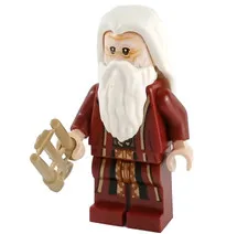 LEGO Harry Potter Minifigure ALBUS DUMBLEDORE with Magic Wand hp354 6pc Set