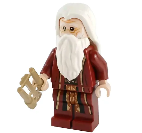 LEGO Harry Potter Minifigure ALBUS DUMBLEDORE with Magic Wand hp354 6pc Set
