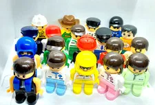 Vintage LEGO DUPLO  ( 19 ) Piece Multicolor Mini Figurine Men/Women Piece's