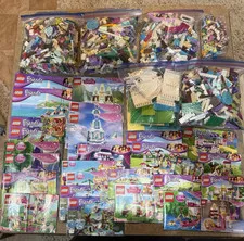 10.5 Lbs Genuine LEGO Friends Disney Princess Mixed Bulk Brick Lot, Minifigs