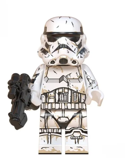 Lego Star Wars Dirty Storm Trooper Custombody Armored Mandalorian  Minifigure
