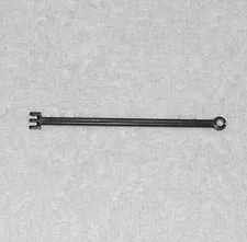 LEGO Islanders - Black Hinge Bar 12L With 3 Fingers - 2375 - From 6256 1994