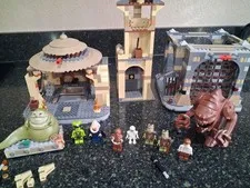 Star Wars Lego Set 9516 Jabbas Palace And Set 75005 Rancor Pit Incomplete