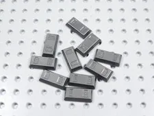 LEGO Lot of 10 Dark Pearl Gray Ingot Treasure Bar Accessory Minifig BI