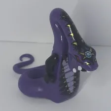 LEGO Purple Snake Serpentine Minifigure Figure w/ Black Arms Plastic