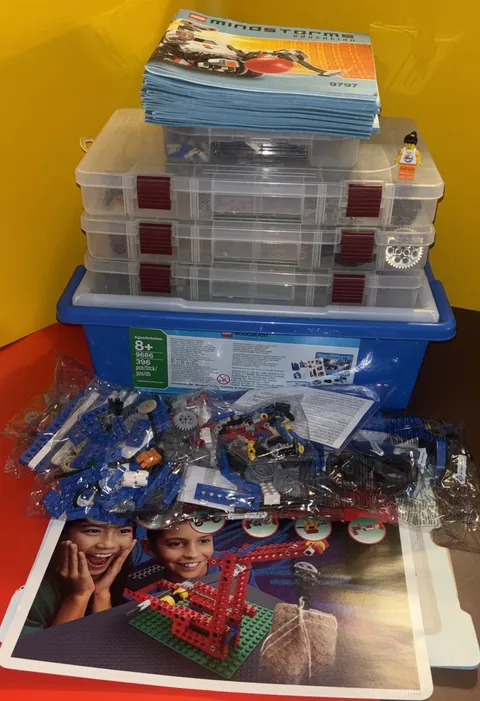 Lego Technic Parts Bulk Lot Education, Mindstorms Bricks, Sealed Pieces, Manuals