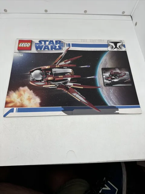 Lego Star Wars Count Dooku's Solar Sailer 7752 - Instruction Manual Only