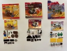 Lego lot: 1492  Galactic Scout, 1493 Treasure Cart, 1494 Pirate Lookout all 100%