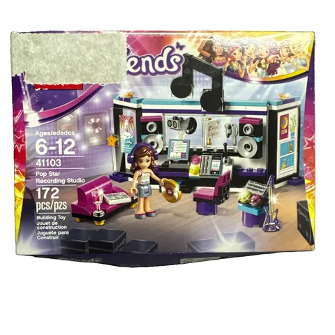 LEGO FRIENDS: Pop Star Recording Studio (41103) Olivia Box Damage 172 Pcs